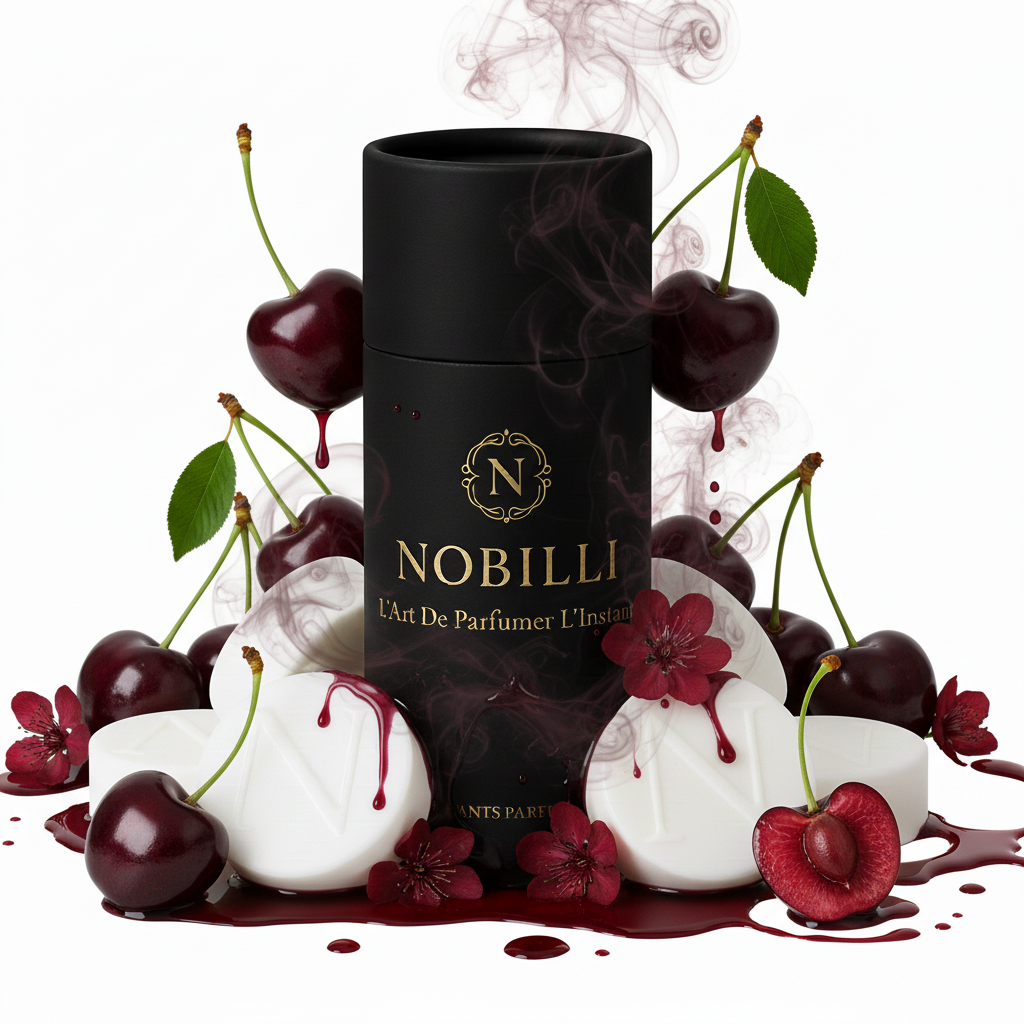 Boîte de 6 fondants parfumés "Cerise Noire Intense"