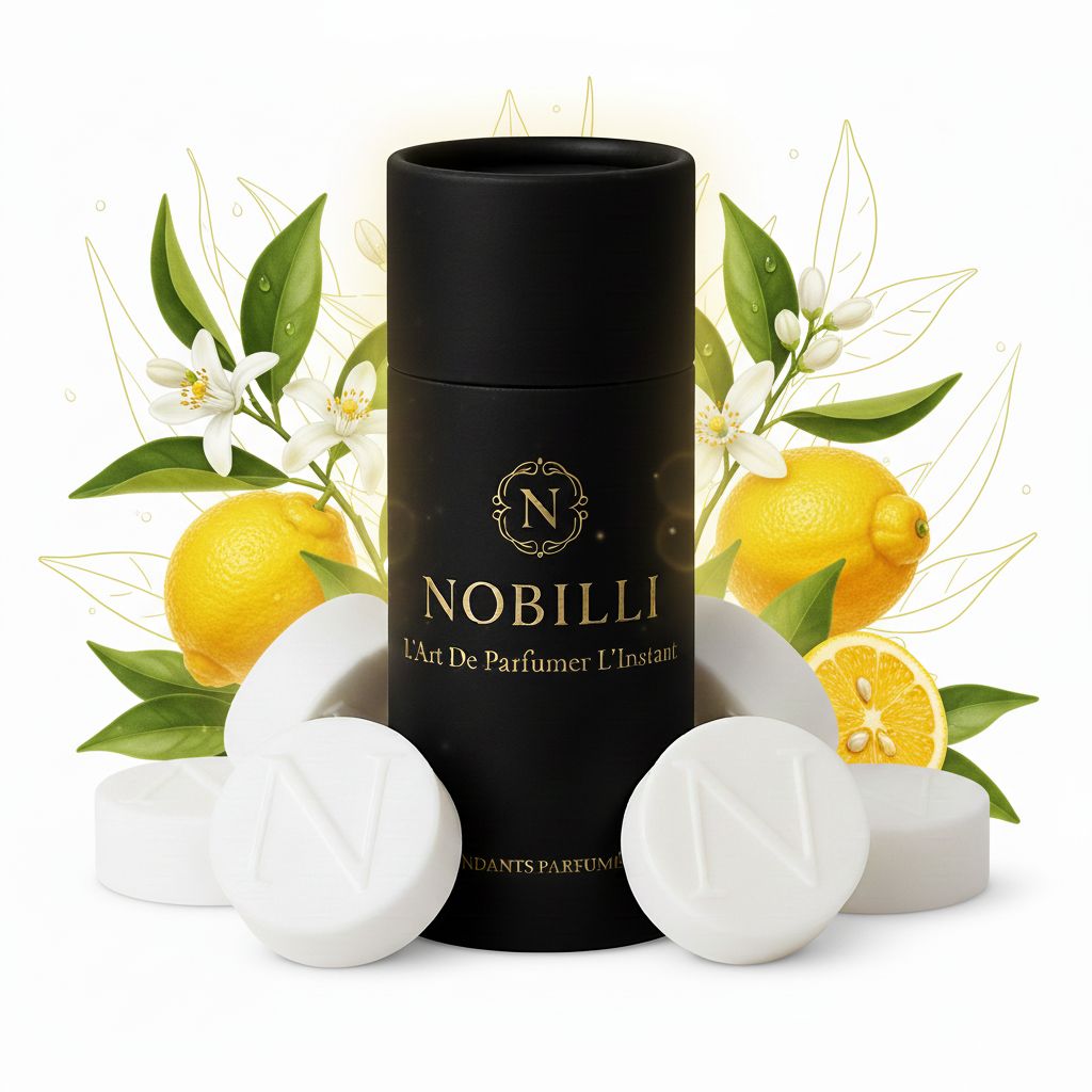 Boîte de 6 fondants parfumés "Neroli et Yuzu"