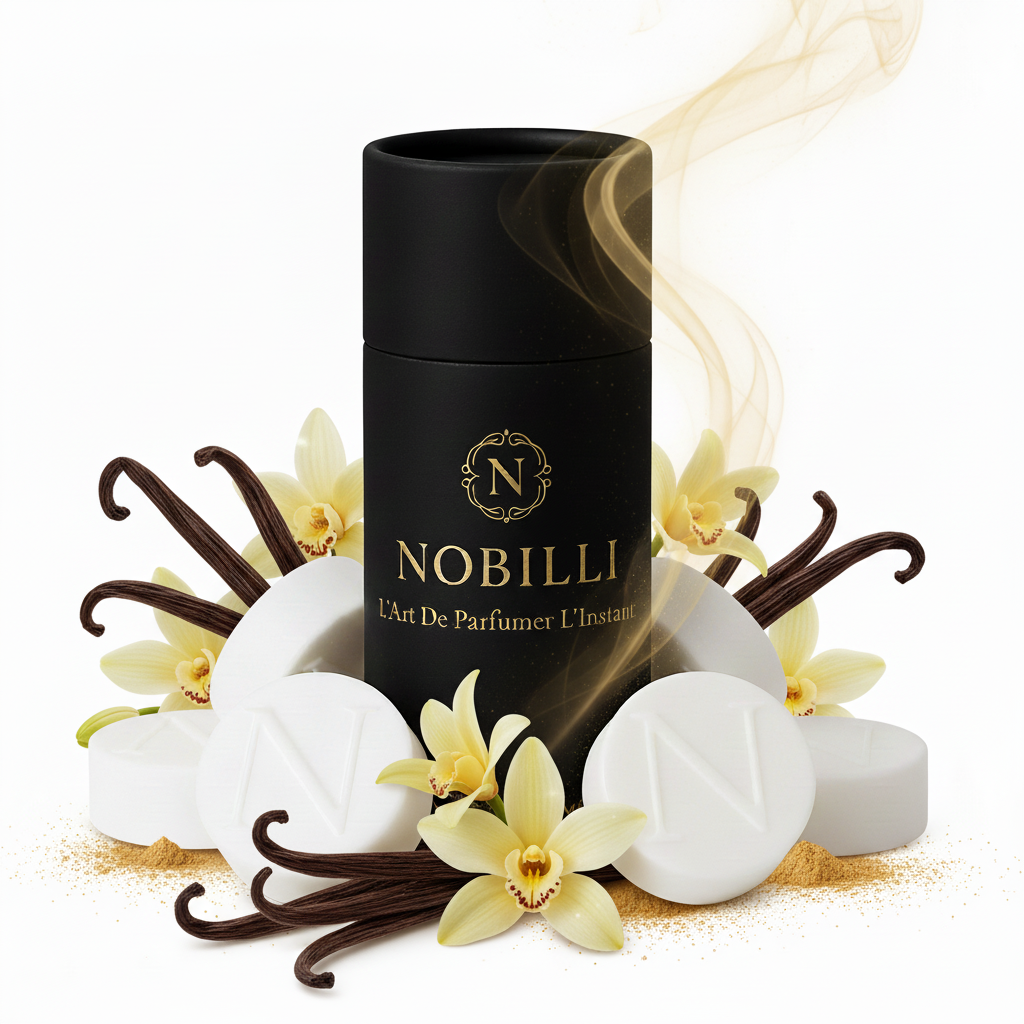 Boîte de 6 fondants parfumés "Vanille"