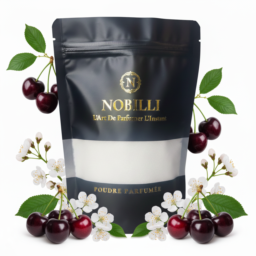 Sachet de 250g de poudre parfumée "Cerise Noire Intense"