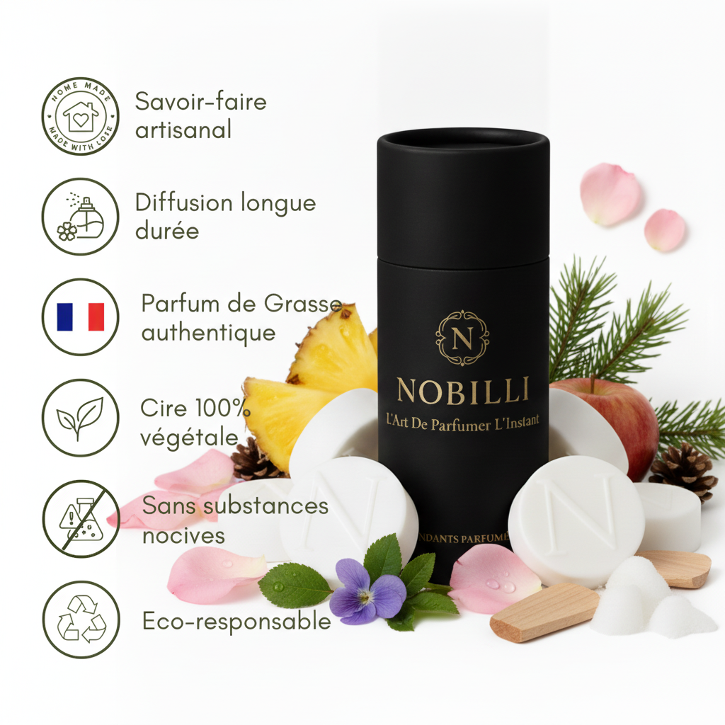 Boîte de 6 fondants parfumés "Adoucissant" – env. 110 g