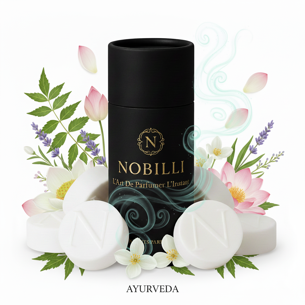 Boîte de 6 fondants parfumés "Ayurveda"