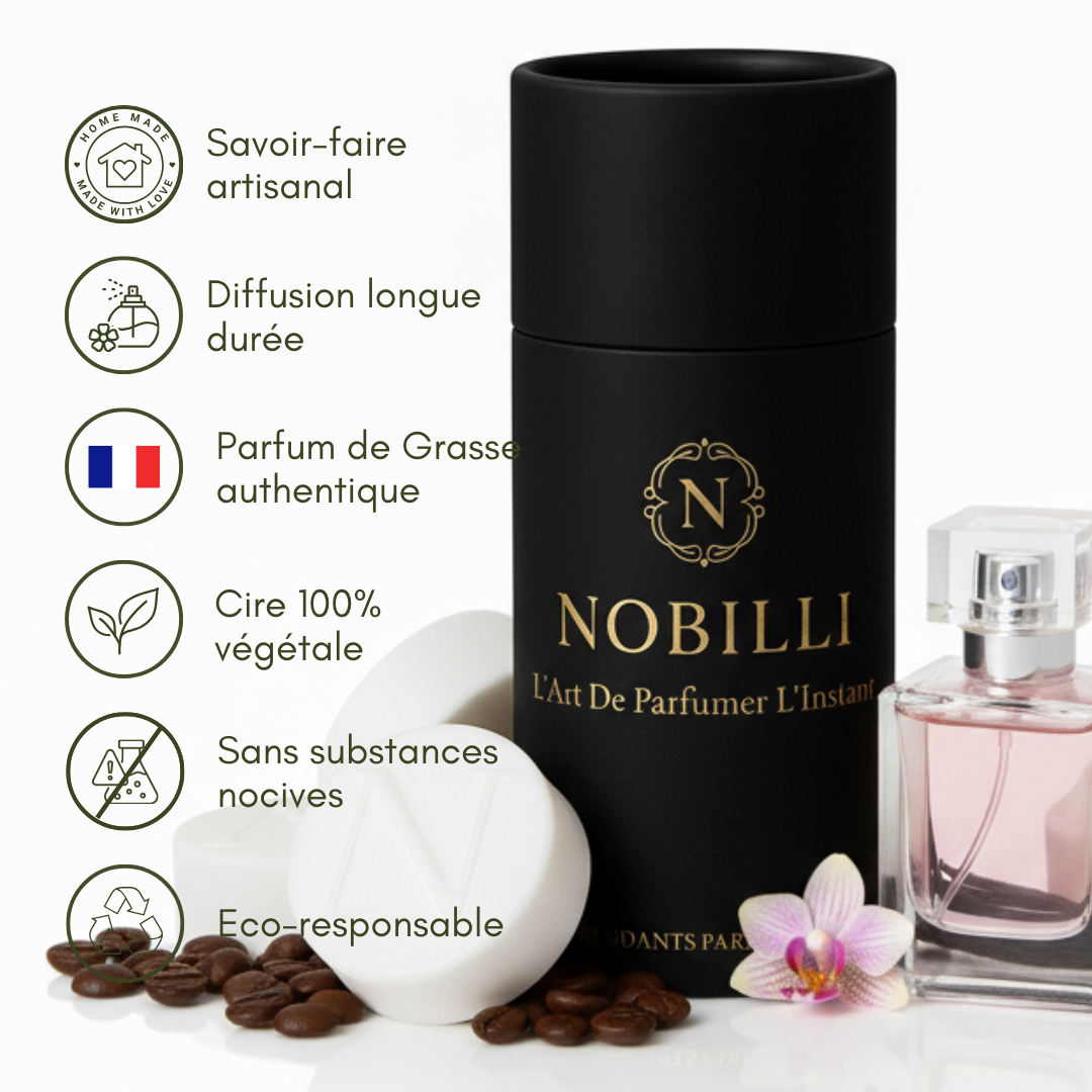 Boîte de 6 fondants parfumés "Black Opium" – env. 110 g