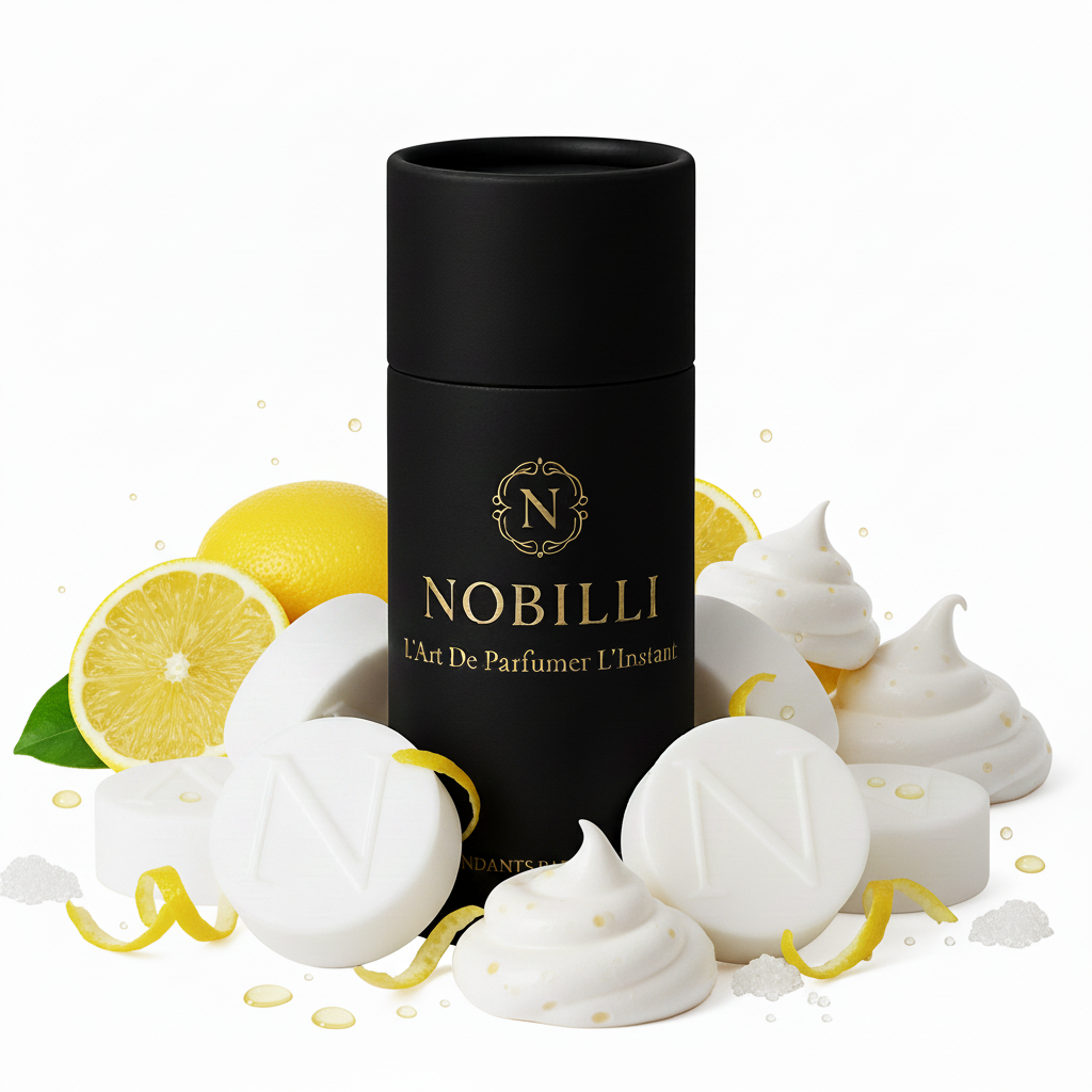 Boîte de 6 fondants parfumés "Citron Meringué"
