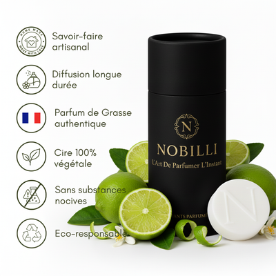 Boîte de 6 fondants parfumés "Citron Vert"