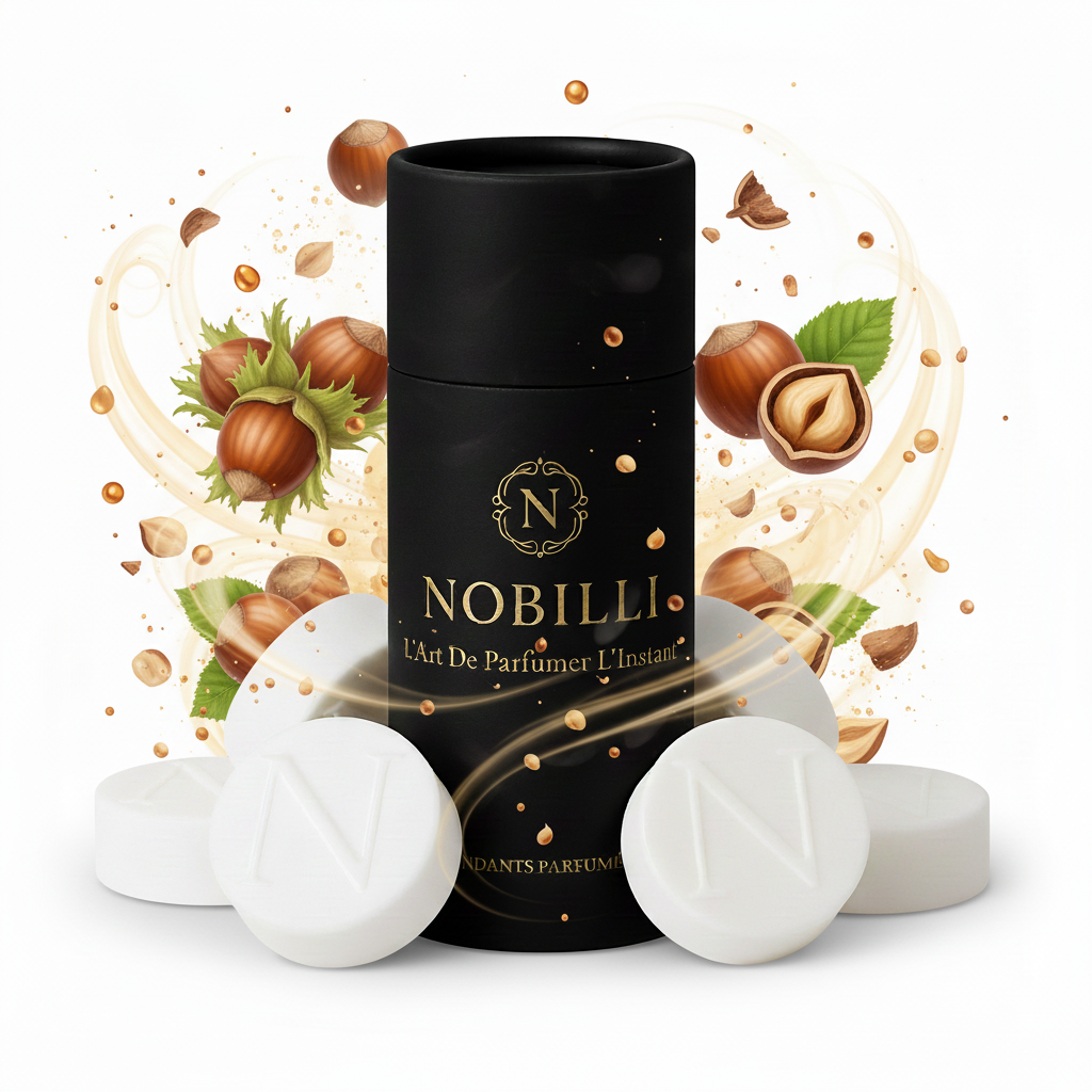 Boîte de 6 fondants parfumés "Éclats de Noisettes"