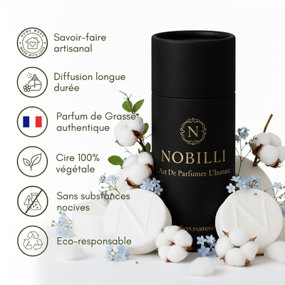 Boîte de 6 fondants parfumés "Fleurs de Coton"