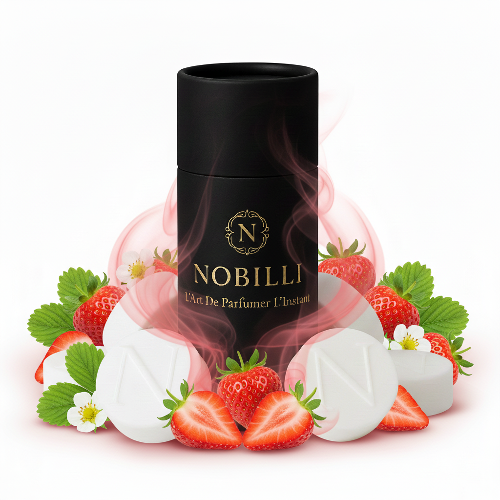 Boîte de 6 fondants parfumés "Fraise"