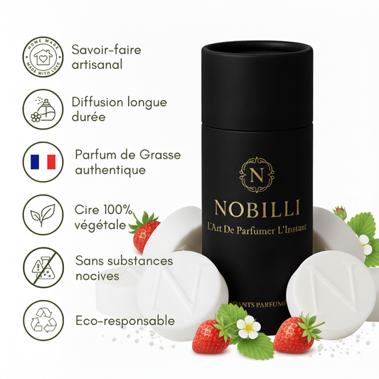 Boîte de 6 fondants parfumés "Fraise"