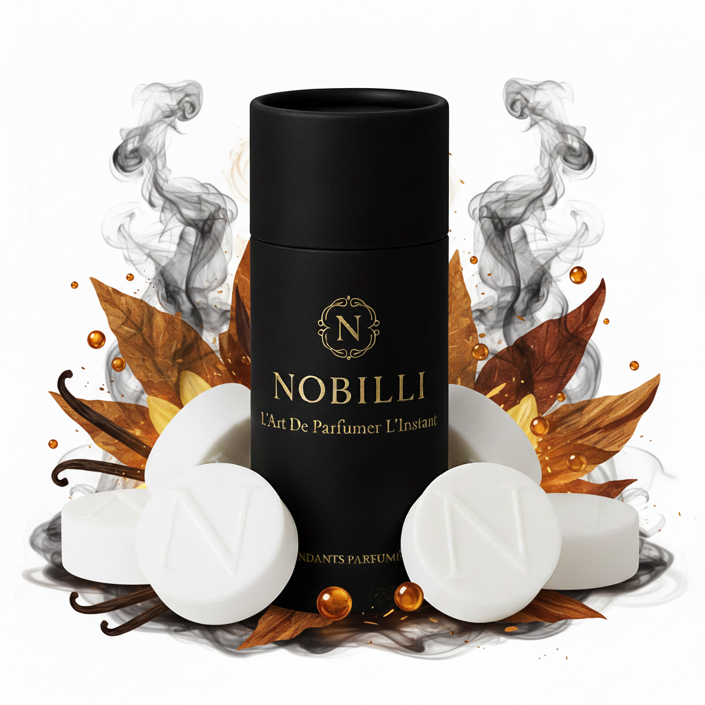 Boîte de 6 fondants parfumés "Havana Tobacco"