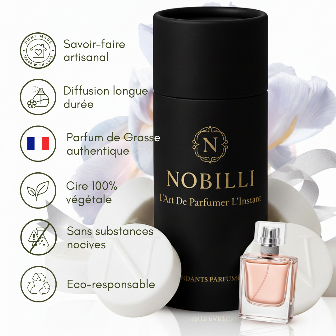 Boîte de 6 fondants parfumés "La Vita Magica", inspiré du parfum La Vie Est Belle de Lancôme