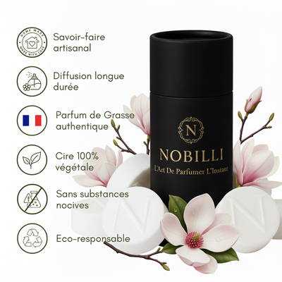 Boîte de 6 fondants parfumés "Magnolia"