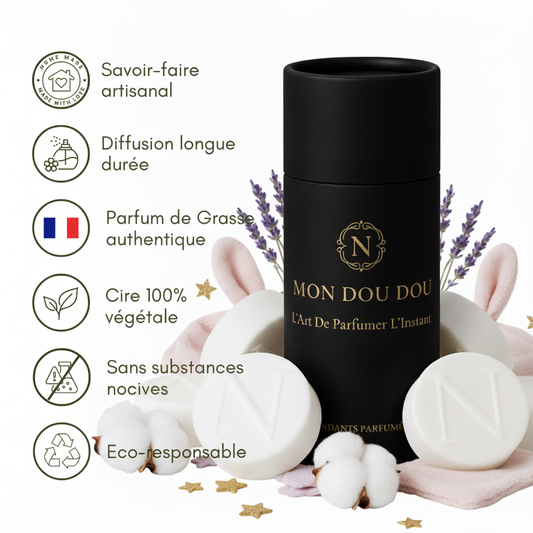 Boîte de 6 fondants parfumés "Mon Doudou"