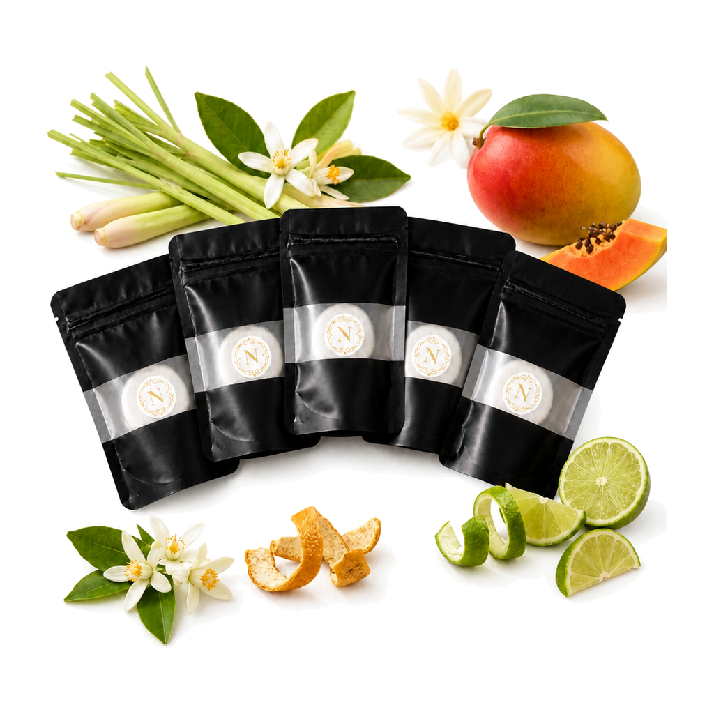 Coffret de 5 Fondants Parfumés "Evasion Solaire"