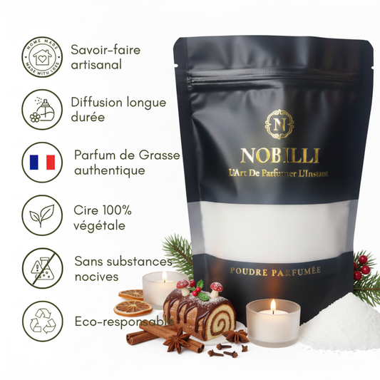 Poudre parfumée "Bûche de Noël" – Sachet de 250 g