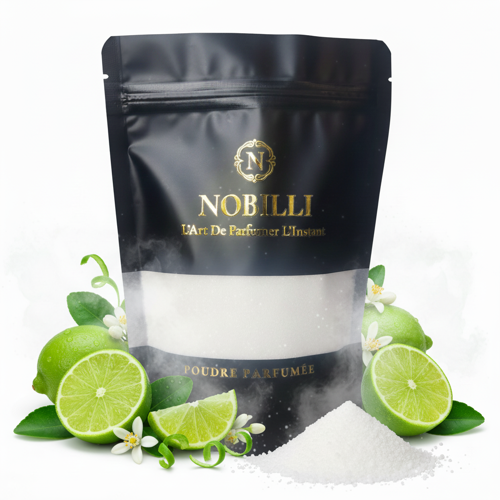 Sachet de 250g de poudre parfumée "Citron Vert"