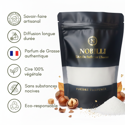 Sachet de 250g de poudre parfumée "Éclats de Noisettes"