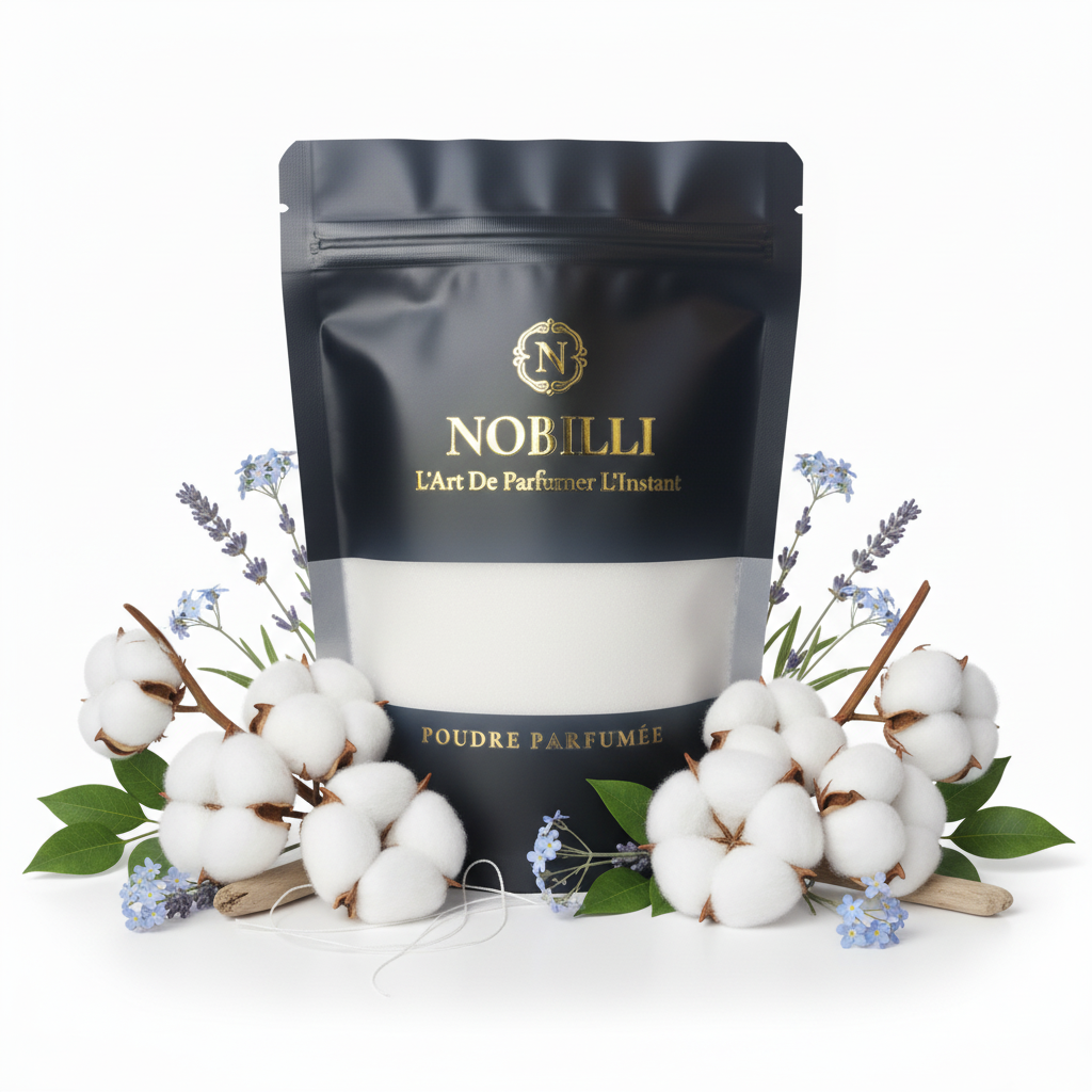 Sachet de 250g de poudre parfumée "Fleurs de Coton"
