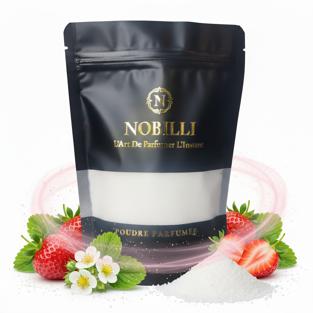 Sachet de 250g de poudre parfumée "Fraise"