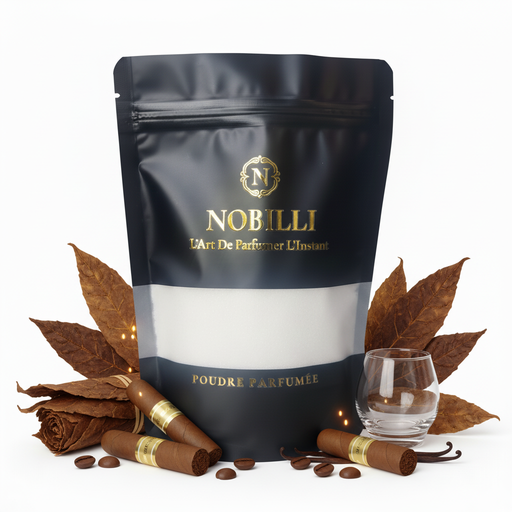 Sachet de 250g de poudre parfumée "Havana Tobacco"