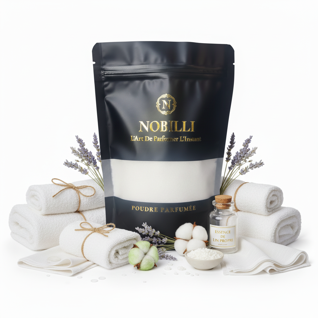 Sachet de 250g de poudre parfumée "Linge Propre"