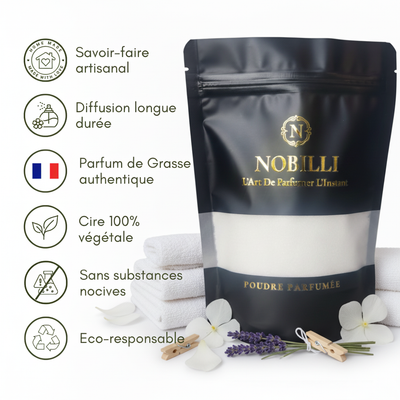 Sachet de 250g de poudre parfumée "Linge Propre"