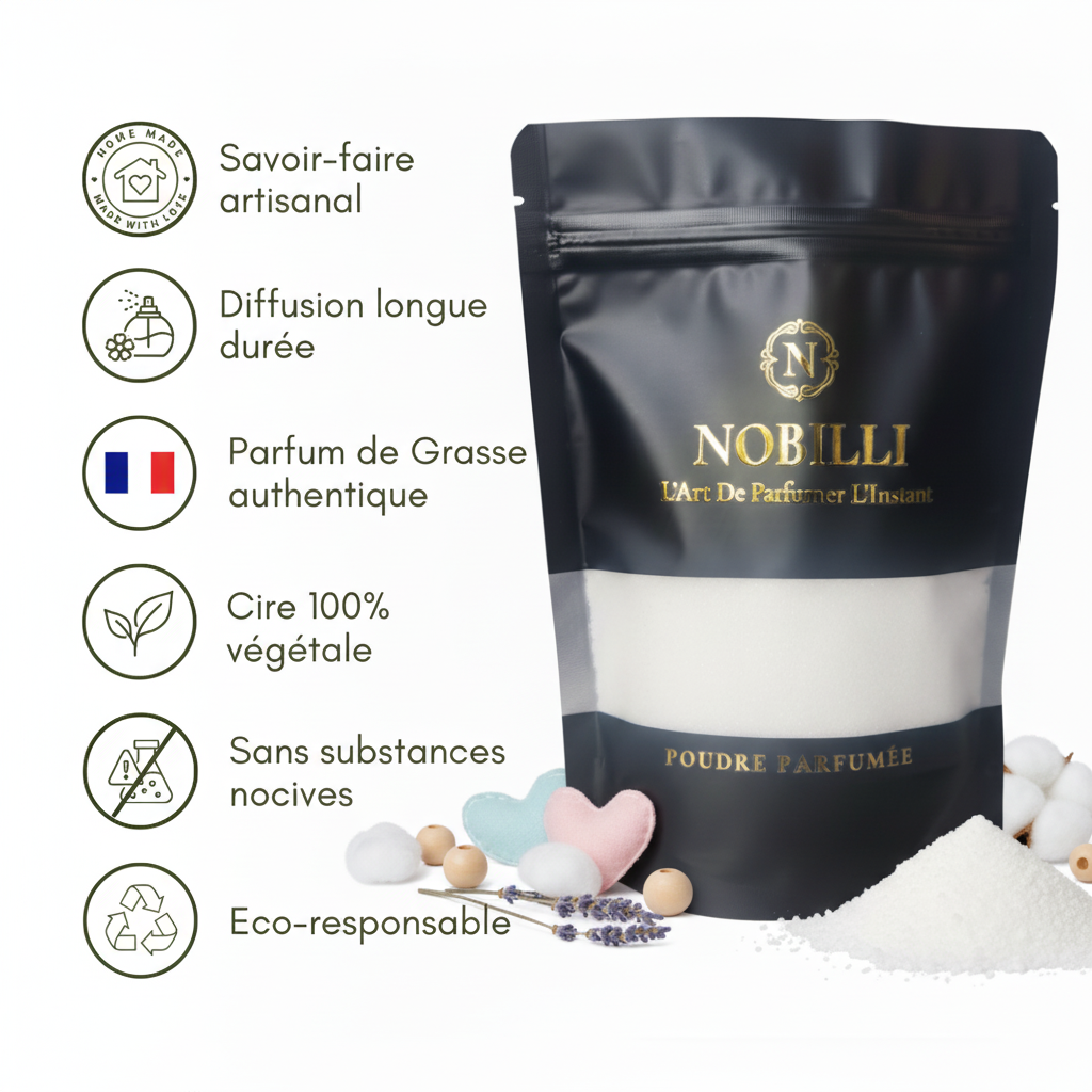 Sachet de 250g de poudre parfumée "Mon Doudou"