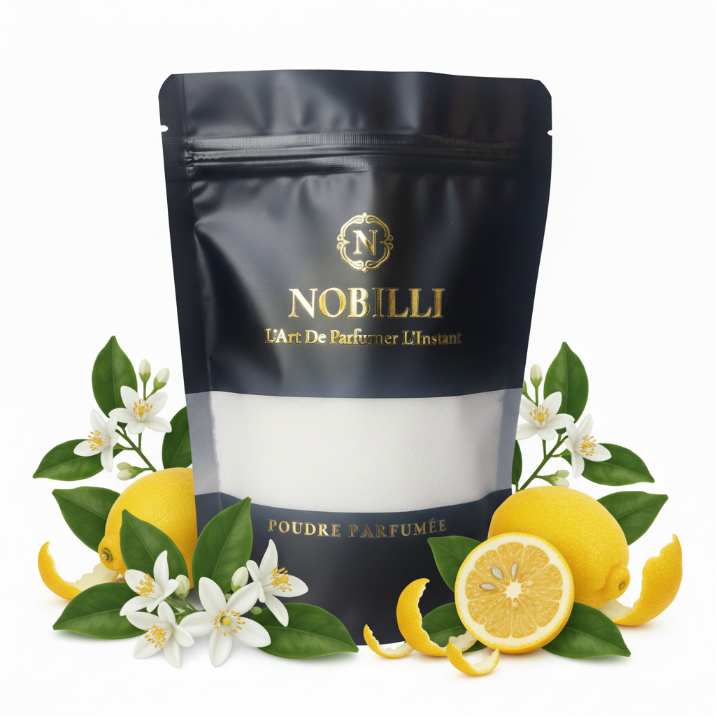 Sachet de 250g de poudre parfumée "Neroli et Yuzu"