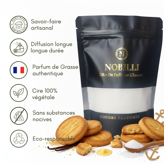 Sachet de 250g de poudre parfumée "Palet Breton"