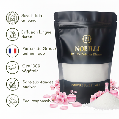 Sachet de 250g de poudre parfumée "Pinky Girl"