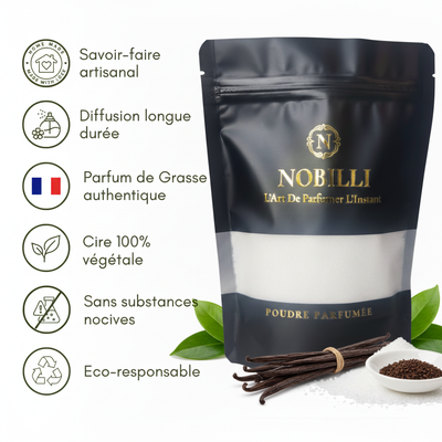 Sachet de 250g de poudre parfumée "Vanille"
