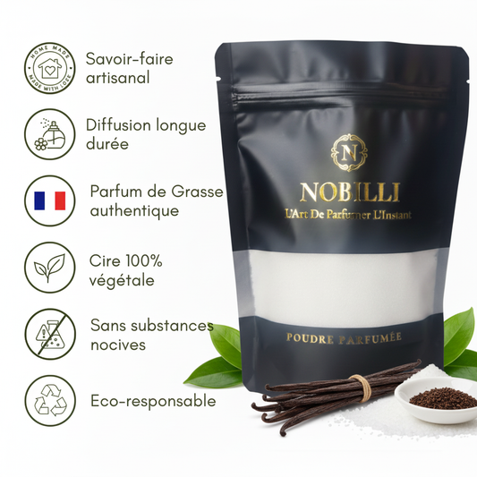 Sachet de 250g de poudre parfumée "Vanille"